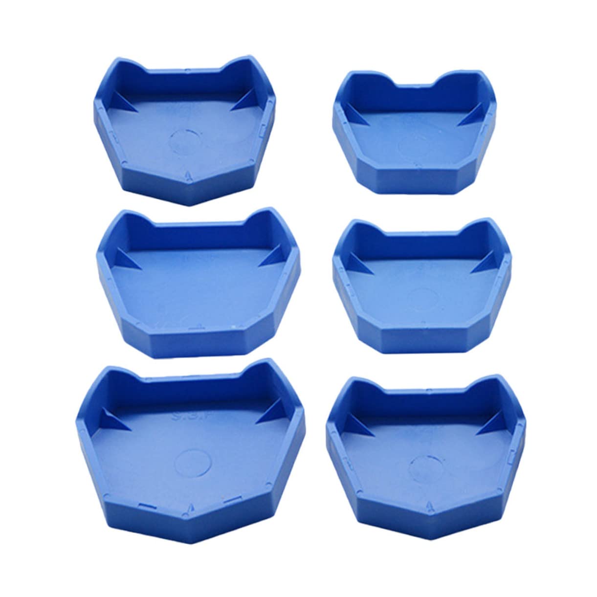 Cabilock 5 set Base In Gesso Per Denti Base Per Modelli In Gesso Stampo Per Base In Silicone Base Per Base In Silicone Strumento Per Dentista Stampo Per Base In Gel Di 6 pezzi*5