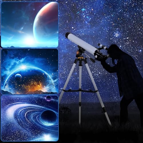 Telescopio Refractor Astronómico 70 mm 700 mm Altazimutal miniatura 1