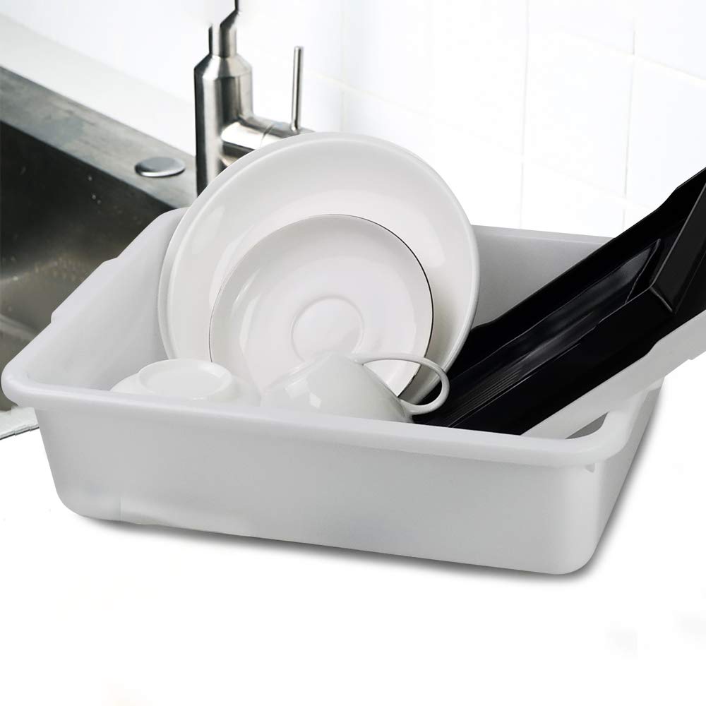 Set di 4 vasche per autobus, in plastica, 8 litri