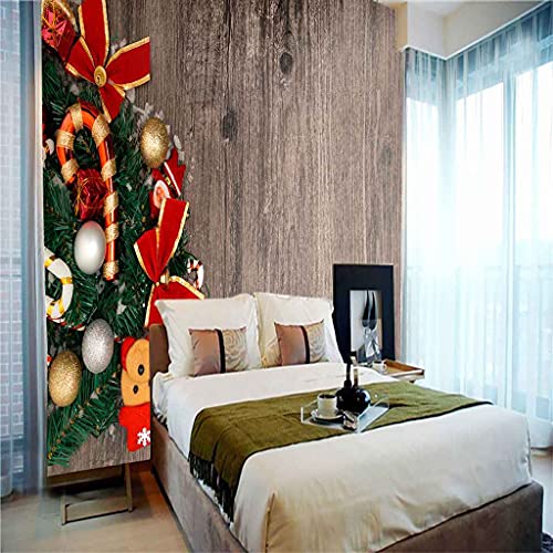 Papier peint toile 200x140 cm décor de Noël mural