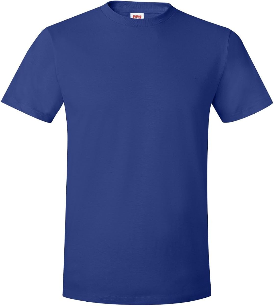 Hanes Men's Big and Tall Nano Premium Cotton T-Shirt (Pack of 2), Deep Royal, 3X-Large