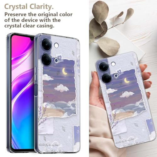 Image of Soft Silicon Slimfit Back Cover for Vivo Y11 5G, Stylish Printed Back Cover for Vivo Y11 5G -D2152