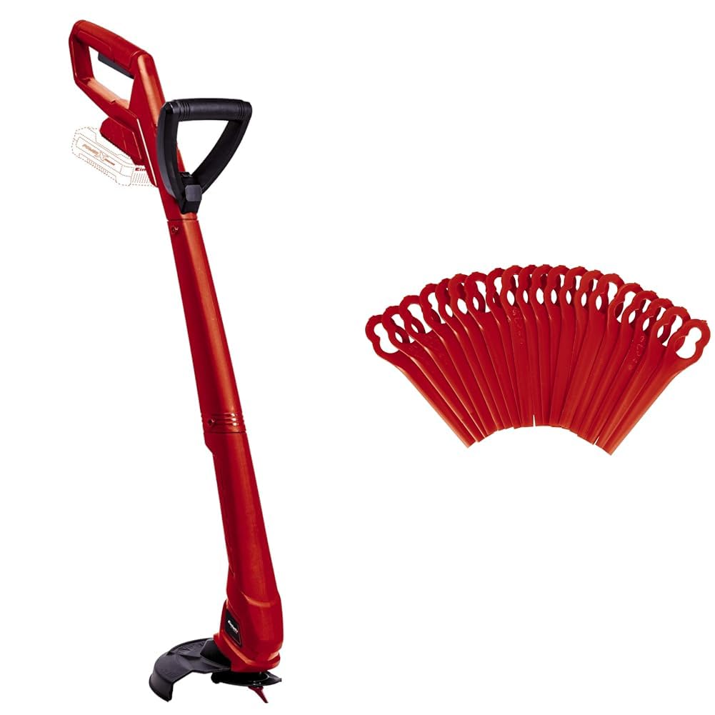 Einhell Coupe-Bordures sans Fil GC-CT 18/24 Li P - Système Power X-Change Livré sans Batterie ni Chargeur & Lames de Rechange pour Coupe Bordure