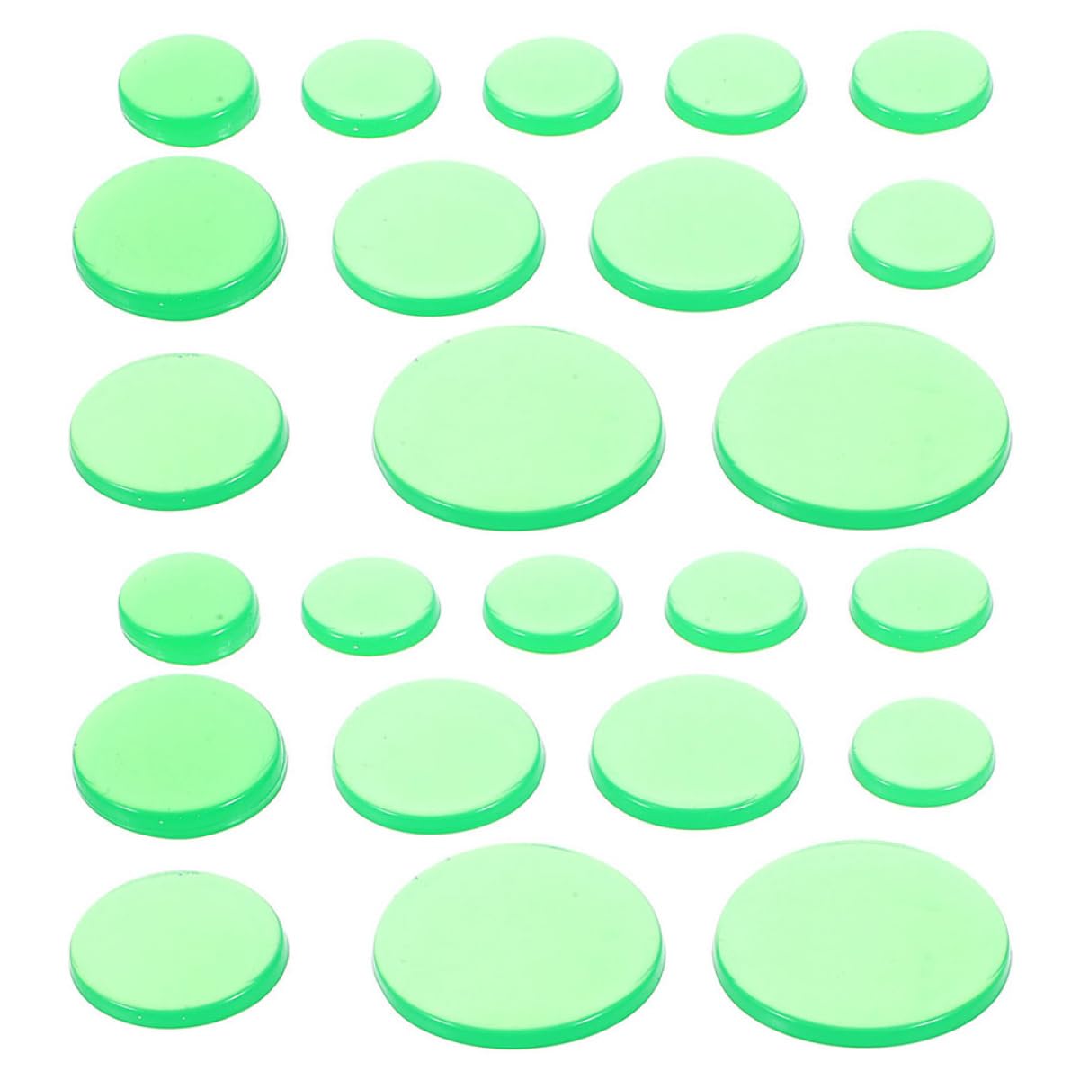 BESPORTBLE 24pcs Silicone Drum Dampening Pads Adhesive Mute Pads for Snare Drum Sound Control for Practice and Performance