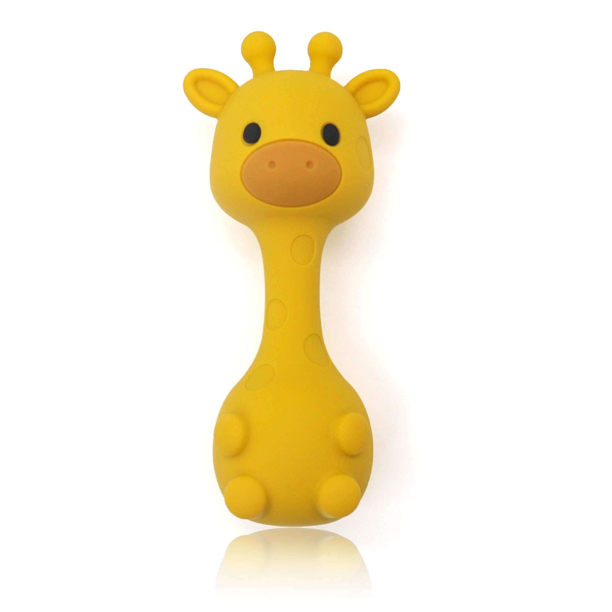 farout Giraffe Beißring BPA frei - Rassel & Greifling - Babyspielzeug ab 3 Monate - Kauspielzeug für Baby - Sicheres Babyspielzeug für Jungen und Mädchen