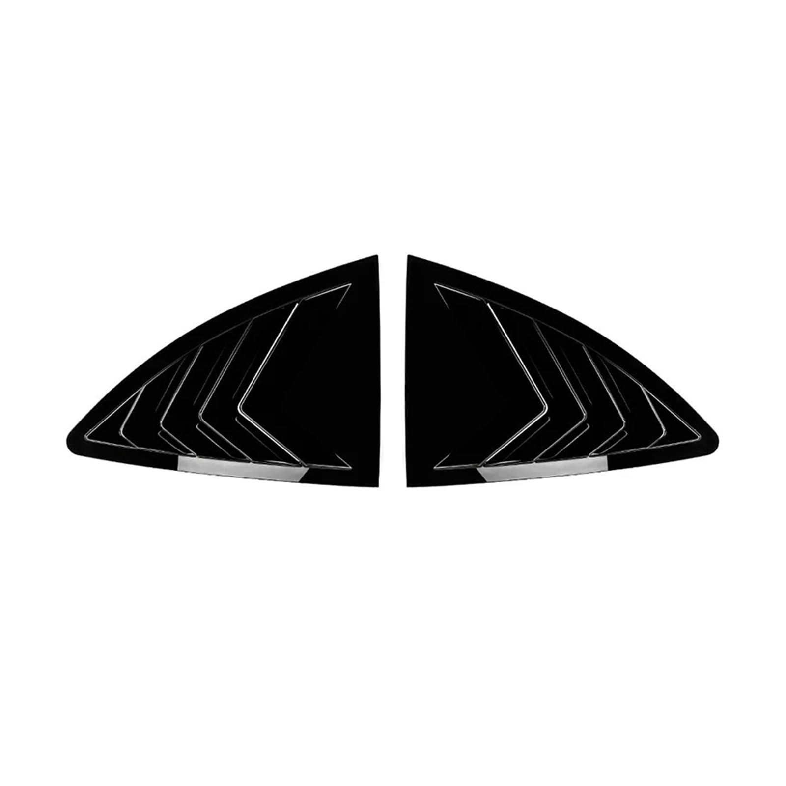 Compatible with Toyota GT86 for Subaru BRZ ZC6 for Scion FR-S GT86 2013-2020 Triangular Louver Car Sticker Modification(Glossy Black)