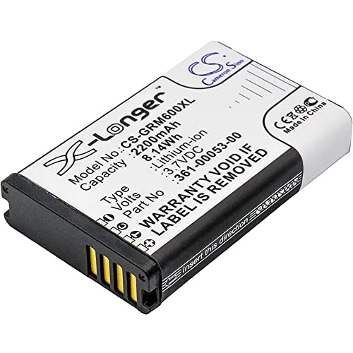 henhaoro 361-00053-00 010-11599-00 010-11654-03 361-00053-04 Battery for Garmin Montana 600 600T 650 650T Alpha 300i