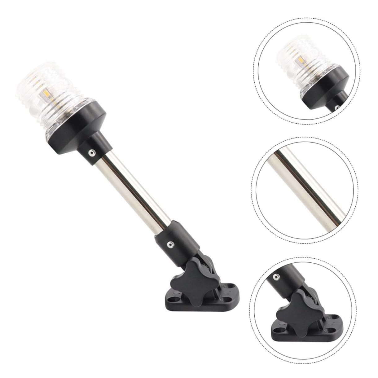 Luce LED Navale Ribaltabile per Barca, Ancoraggio, Segnalazione 12v