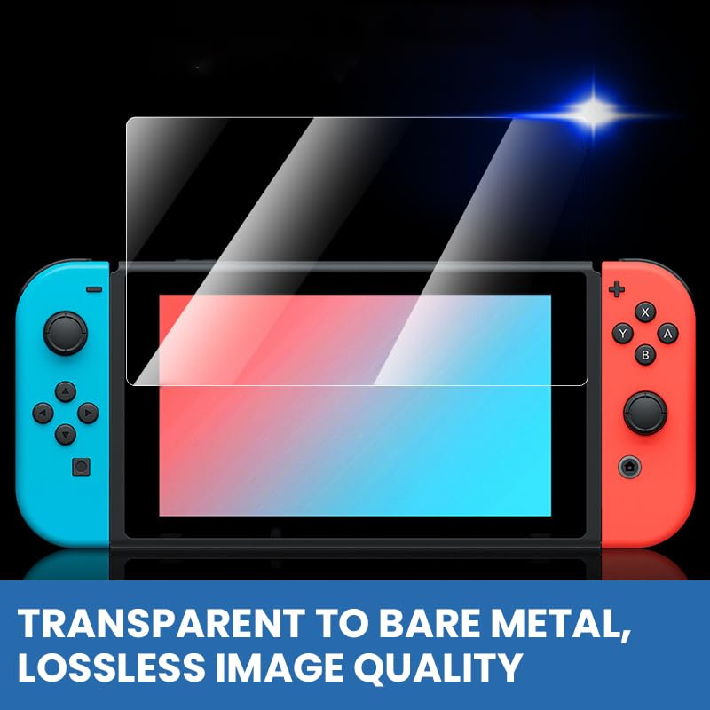 Image of ZORBES 2Pack Tempered Glass Screen Protector for Nintendo Switch2, 8.7'' Automatic Calibration /Anti-Scratch /Case Friendly&Bubble Free, Protective Ultra Slim Game Console Screen Protector
