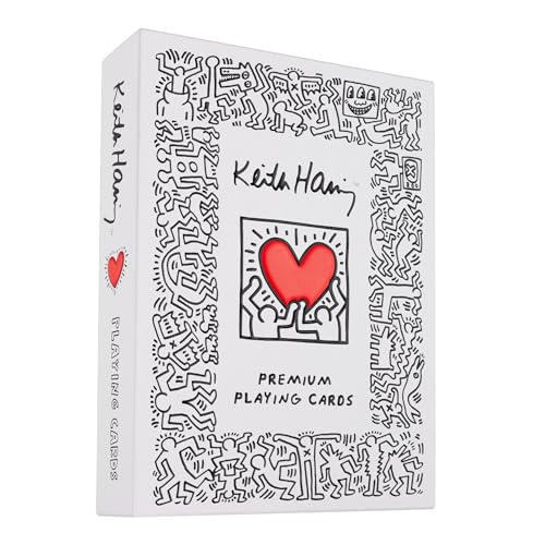 Impressione duratura: sia che vengano valorizzate per una serata di gioco informale o che siano presentate come una splendida opera d'arte, le carte da gioco Keith Haring ispireranno all'istante.