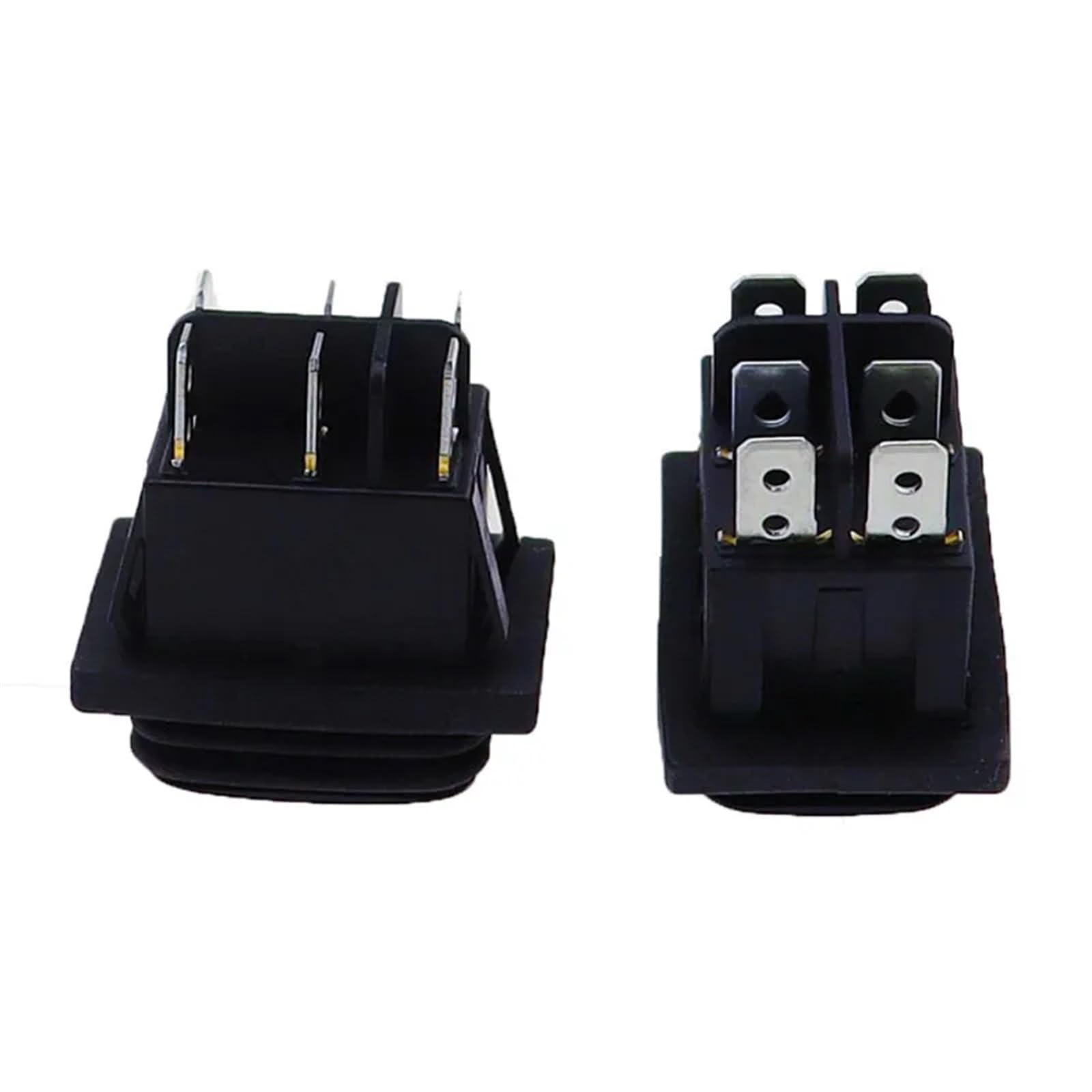 2PCS Momentary (on)-off-(on) Wasserdichter 6Pin Rocker Switch 3 Position Locking ON-OFF-ON DSDT(Momentery)