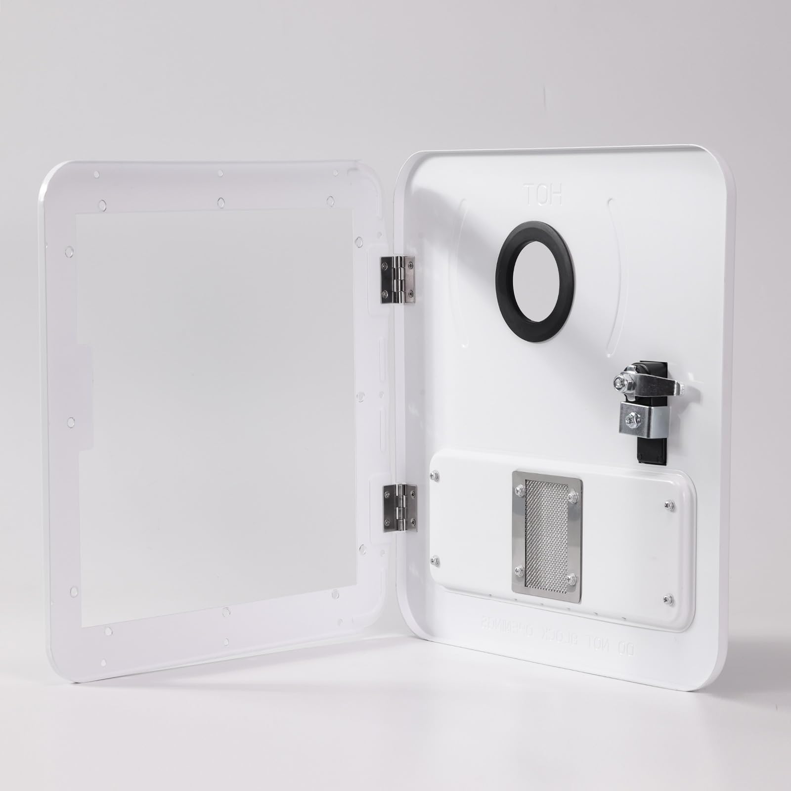 Gidrox 15 x 15 Inches RV Water Heater Replacement White Door Kit, Only External Access Panel