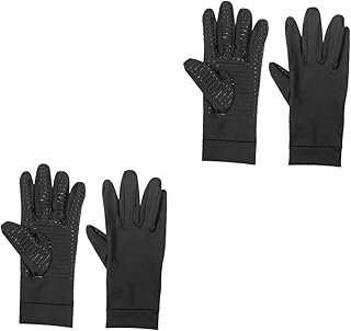 DOITOOL 2 Pairs Gloves Womens Gym Gloves Compression Gloves Cycling Gloves Non- Gloves Weight Lifting Gloves Highest Copper Gloves Gloves Elastic Gloves Chic Gloves Sports Miss