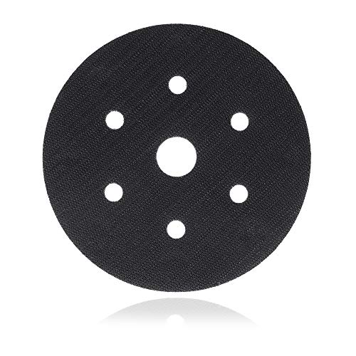 Disque auto-agrippant adhésif Ø 150mm 6 trous de rechange pour Plateau de ponçage et polissage - scratch autocollant rond - pour la réparation de auto-agrippant - DFS