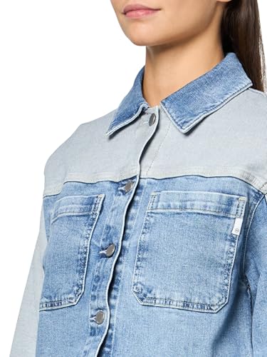 Women's Juliana Contrast Denim Jacket3