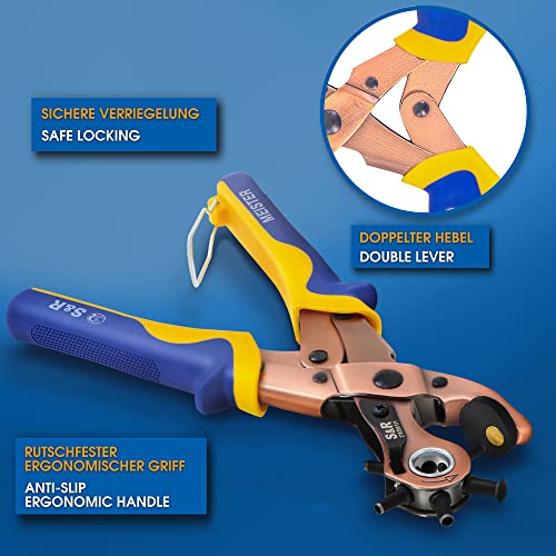 S&R Fustellatrice Buca Cinture Fori Tondi per
