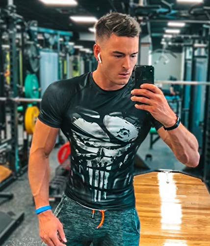 Khroom® - Maglietta a compressione da uomo, a