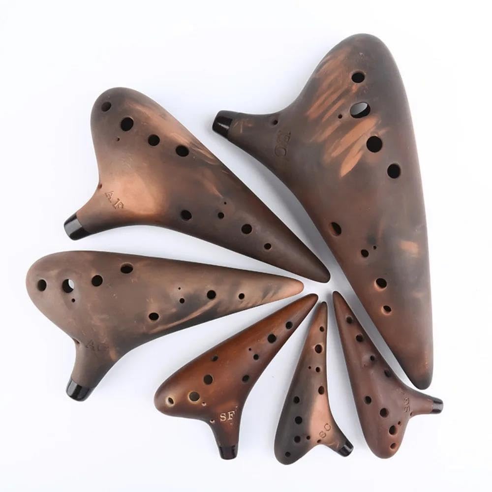 strumento ocarina Ocarina in ceramica 12 fori Bass C Ocarina Accessori per strumenti professionali Strumento Ocarina of Time