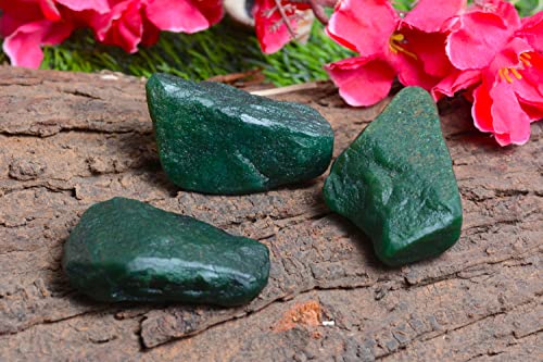 Image of 100 GM Natural Green Aventurine Stone Rough Healing Crystal Gemstone Vastu Reiki Raw Rock