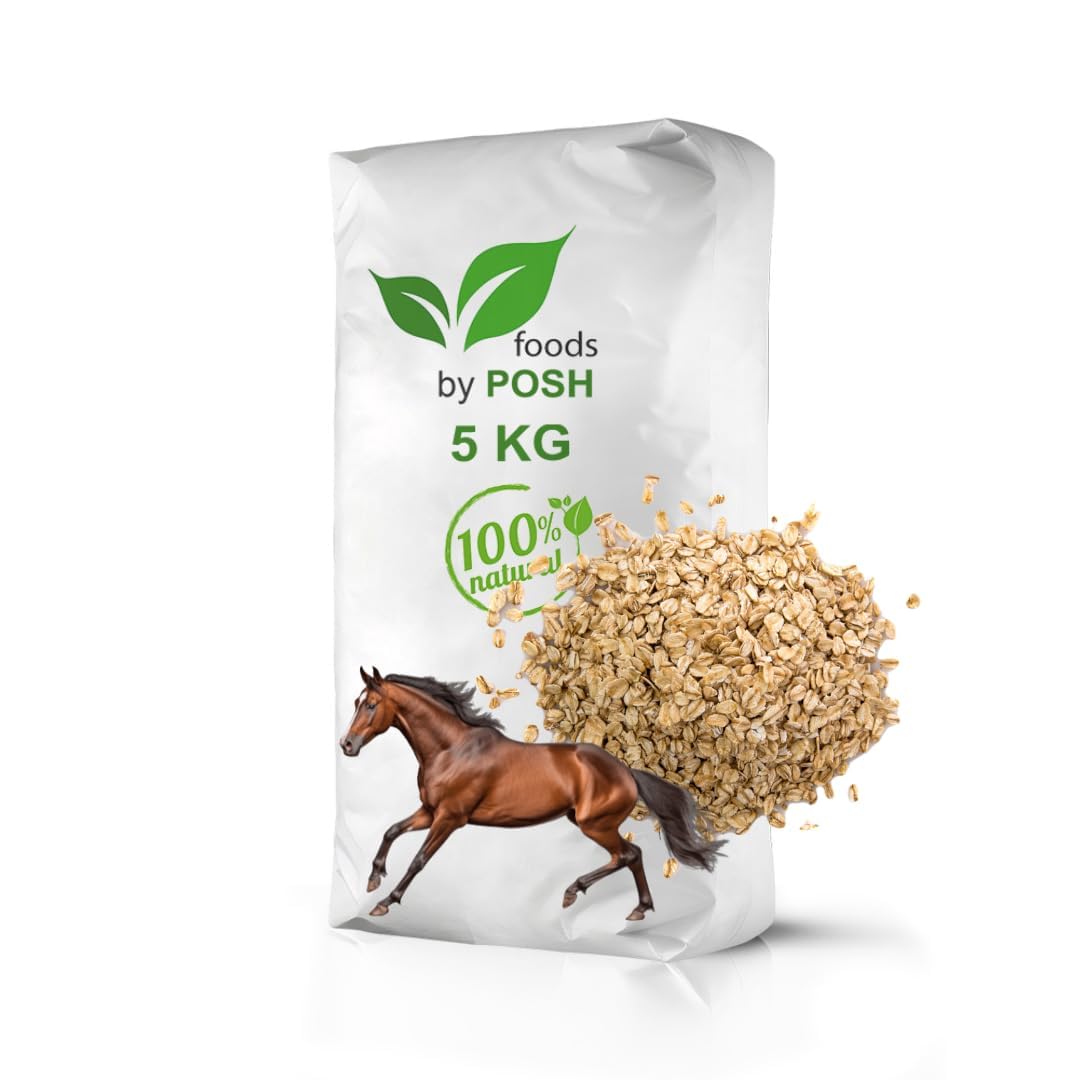 Farine D'Avoine Sans OGM - 5 Kg, Nourriture Pour Oiseaux, Rongeurs, Chevaux - Source D'Énergie Naturelle