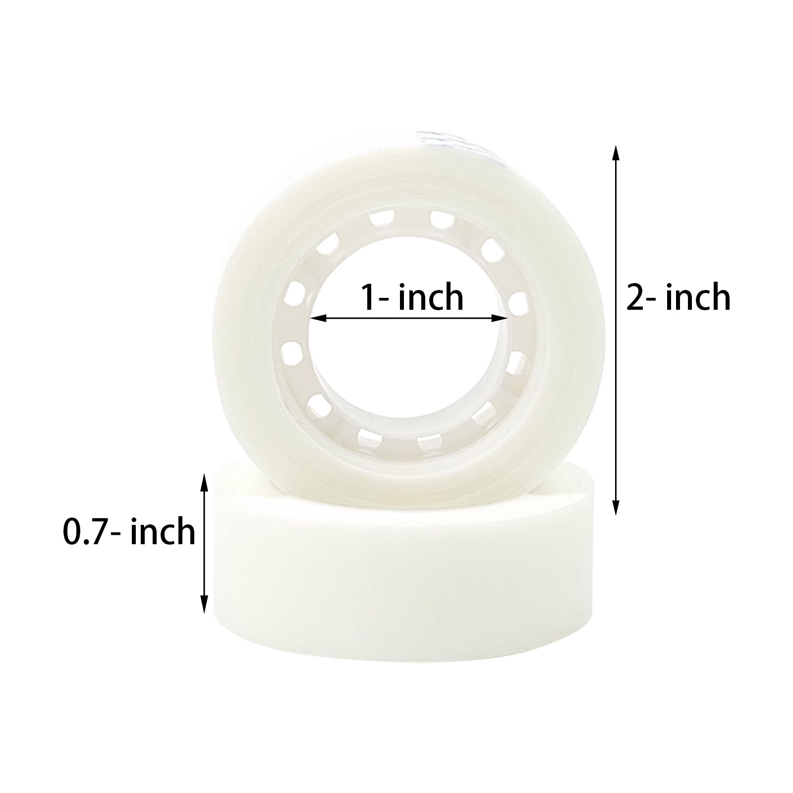 Ykimok 15 Rolls Invisible Matte Tape Refills for Dispenser, 0.7-Inch Wide, 27.3 Yards Long, Perfect for Gift Wrapping, Crafts, Home, School, Office - Image 3