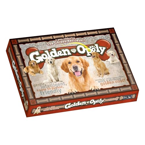 Juego de mesa Golden Retriever-Opoly para 2 a 6 jugadores