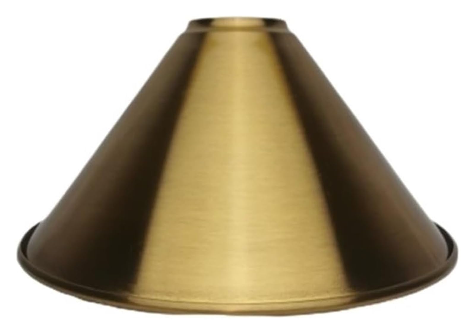 Iulgfsc B Antique Gold Lampshade， Metal Lampshade Finished Iron Light Shade 4 Style Fixture Shades(B Antique Gold)
