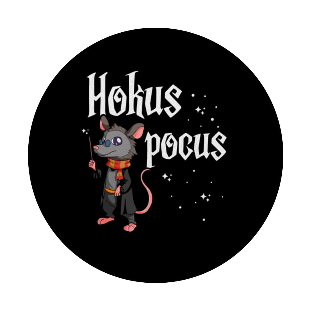 Magic Opossum for Possum and Raccoon PopSockets Swappable PopGrip, Black - Image 3