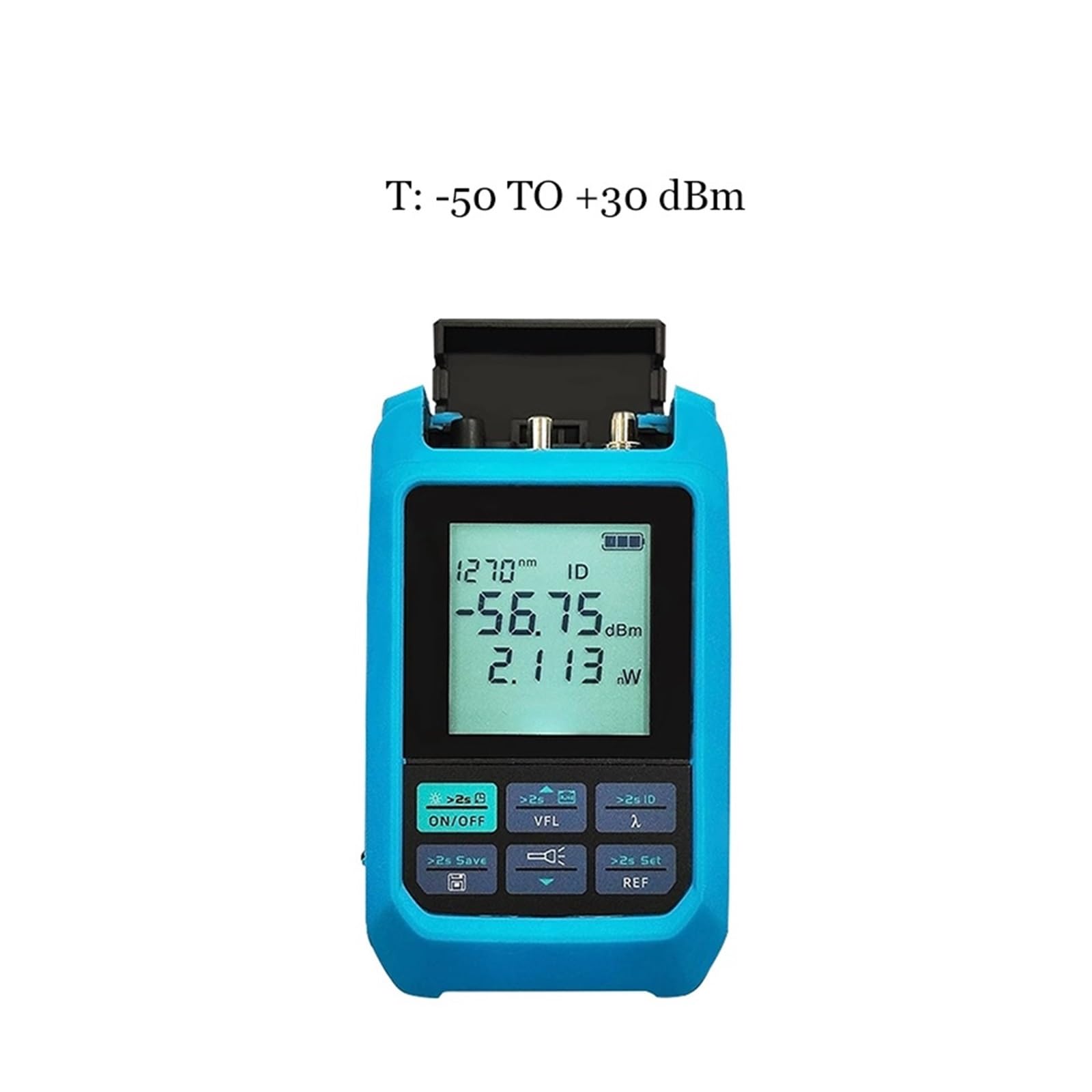 Tester światłowodów, Wielofunkcyjny Światłowodowy Miernik Mocy Mini 4 W 1 10MV -50~+30dBm Wizualny Lokalizator Uszkodzeń -70 Do +10dBm Test Kabla Sieciowego(B)