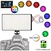 Produktbild Mini Pocket 0-360 Vollfarb-RGB-Kamera-Beleuchtung Videoleuchte auf der Kamera für DSLR-Kamera-Camcorder Eingebauter 3300-mAh-Akku 2500K-8500K Einstellbar, 0-100% Stufenloses Dimmen CRI/TLCI 95+