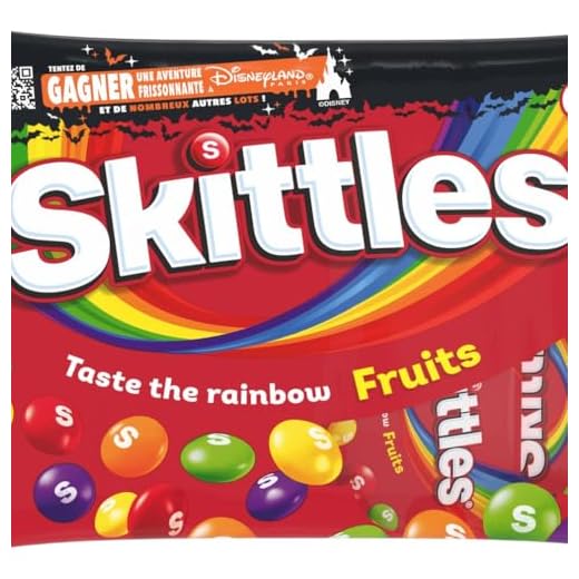 SKITTLES - Bonbons au goût Fruits - Sachet de 198g