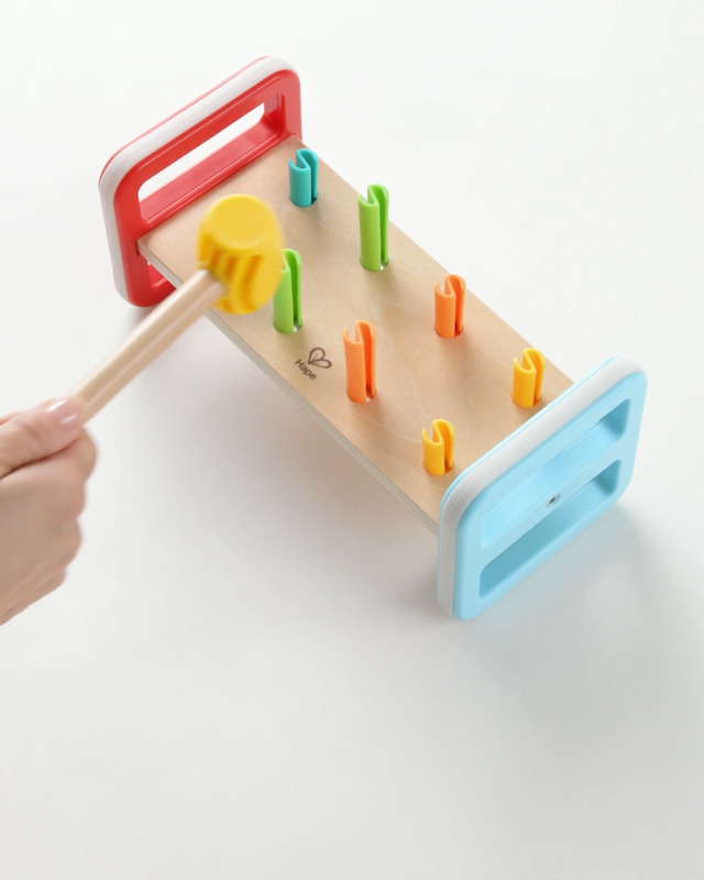 ハペ5種 Hape Wooden Multi-Stage Sensory 5 PCs Gift Set - Hape Toys