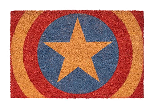 Grupo Erik Kokosmatte Fußmatte Marvel Captain America - Schmutzfangmatte 40x60 cm - Fussmatte...