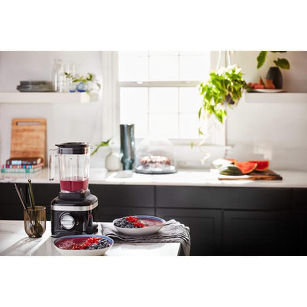KitchenAid Blender - K150 - Bol en plastique sans BPA de 1,4 L - 3 vitesses et programme Impulsion - Noir onyx
