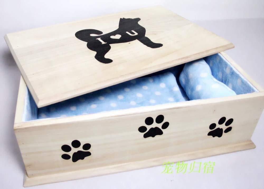 ximeima Urna Cremación Recuerdo Cenizas Urnas Mascota Ataúd Perro Ataúd Gato Ataúd Gato Perro Urna Caja Mascotas Suministros funerarios, H, J