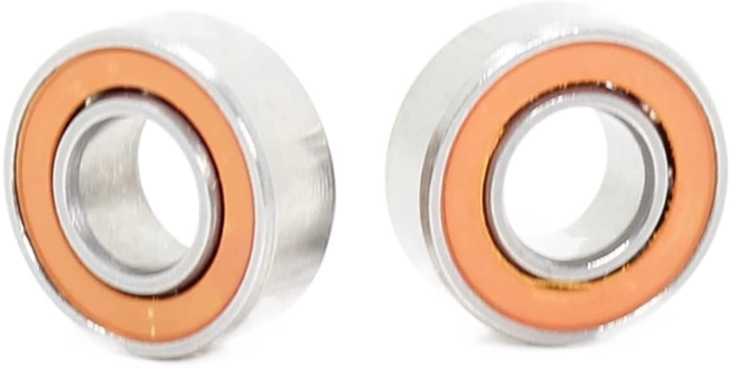 Zestaw 2 hybrydowych łożysk pneumatycznych z ceramiki i stali nierdzewnej SMR115 2RS do kołowrotka wędkarskiego 5 x 11 4 mm