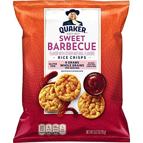 Quaker Gluten Free Rice Crisps, Savory Variety Pack, 0.67 Oz, 14 Ct #TOP2