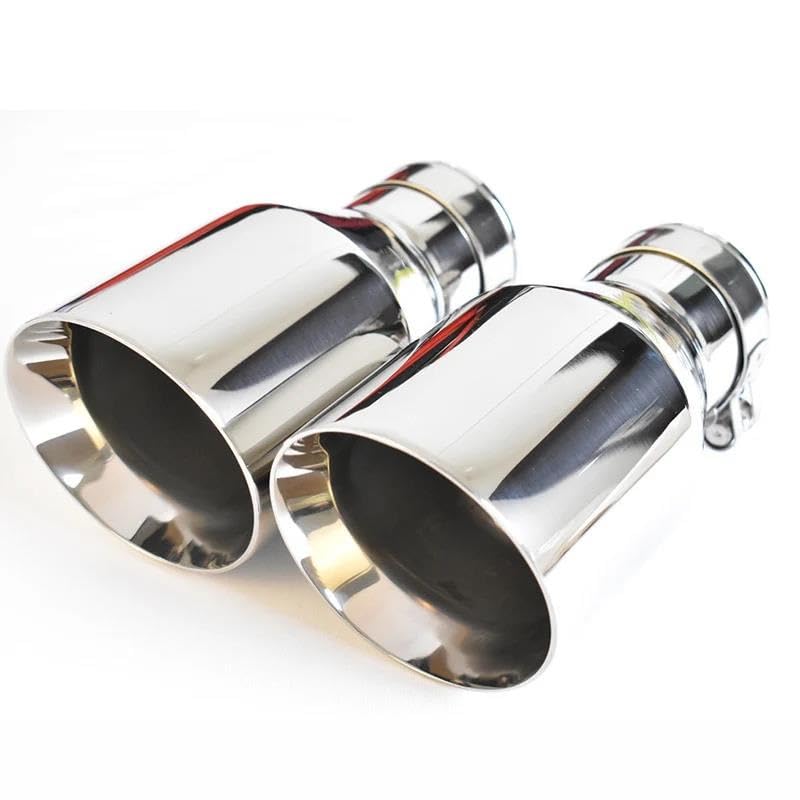 Escape de coche en acero inoxidable con diseño robusto de doble pared 5