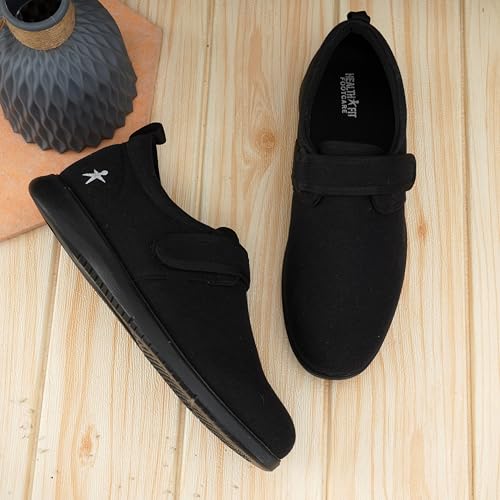 Image of HEALTH FIT Orthopedic & Diabetic Shoes Breathable & Adjustable Strap Soft Sole Ultra-Lightweight Casual /Sport Shoes for Men's 723