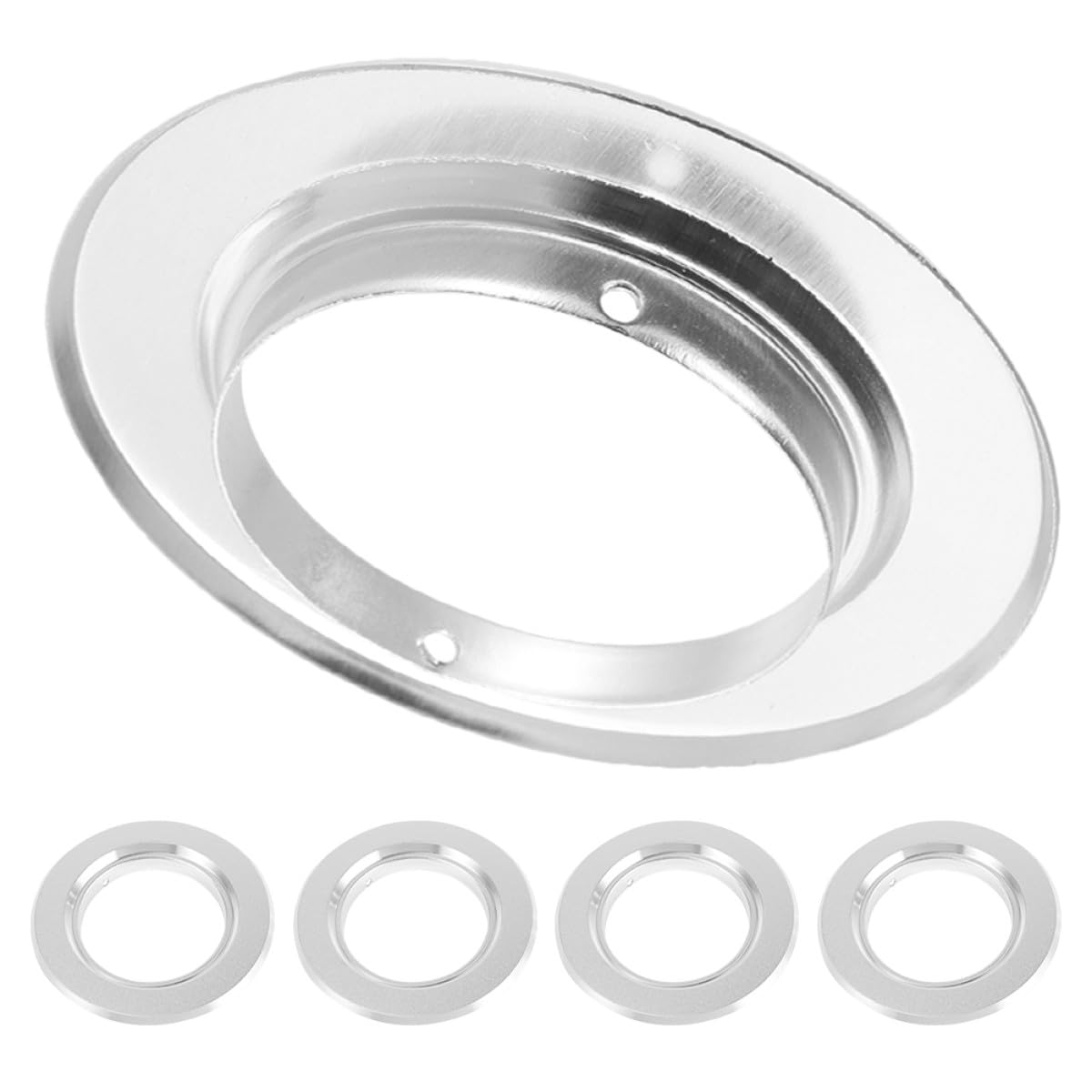 HOODANCOS 5Pcs 85Mm Metal Bird House Hole Protectors Nest Box Guards Anti-Bite Replacement Rings for Bird Breeding Boxes Suitable for Parrots and Outdoor Nesting