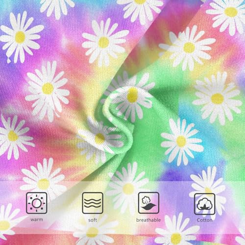 Joisal Colorful Pastel Daisy Flowers Panties Little Girl Toddler Girls Underwear Cotton Bright Undies Kids Briefs 2t3