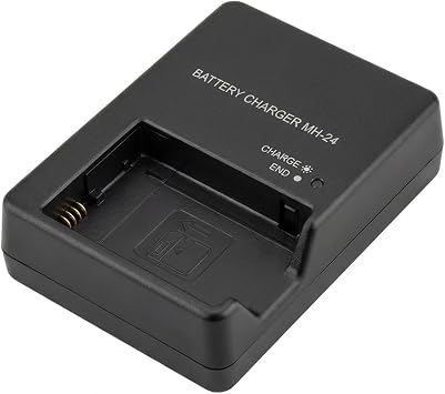 MH-24 Quick Battery Charger for Nikon EN-EL14 EN-EL14a, Compatible with Nikon D3100, D3200, D3300, D3400, D3500, D5100, D5200, D5300, D5500, D5600, DF, Coolpix P7000, P7100, P7700, P7800 DSLR Cameras