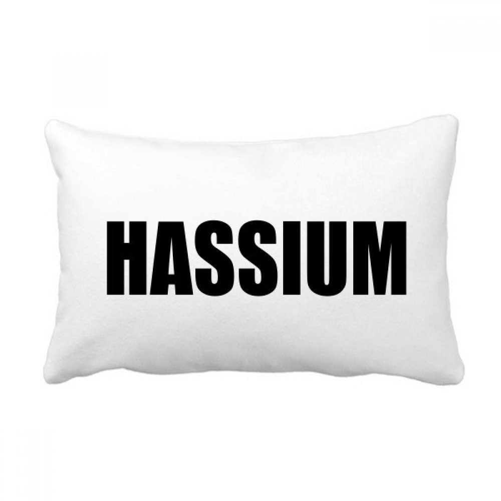 Coussin Hassium élément chimie idée cadeau originale pour prof de sciences