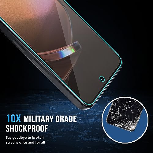 Image of FIRST MART Tempered Glass for Poco M6 Pro, Redmi 13 Prime Edition & Redmi 12, 9H Full-Glue Screen Protector, 3D Edge-to-Edge, HD Clear, Oleophobic, Case-Friendly, Black, Pack of 1