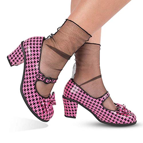 Image of Hot Chocolate Design Artistic Women's Mid Heel Strap Pumps | Block Heel Design, Vegan Faux-Leather Upper, Padded Footbed, Buckle Closure, Occasion Pumps for Women