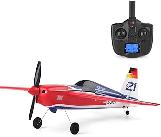 Brushless RC Plane 4 Channel Remote Control Airplane, Ready to Fly RC Airplane with Stabilization System and One Key Aerobatic for Beginners Adult