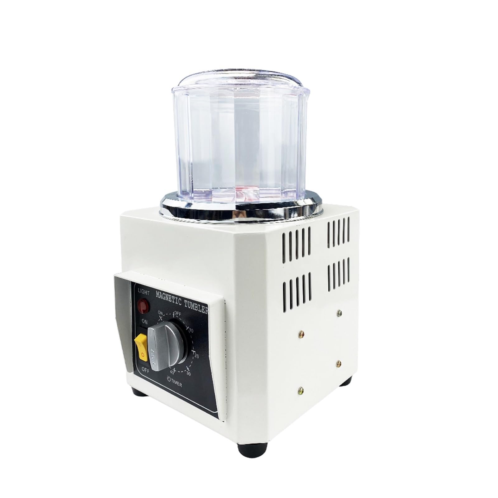 Pulidor de joyas, Máquina de pulido magnético KT-90 vaso AC Mini pulidor joyería Diy herramienta limpieza acabado