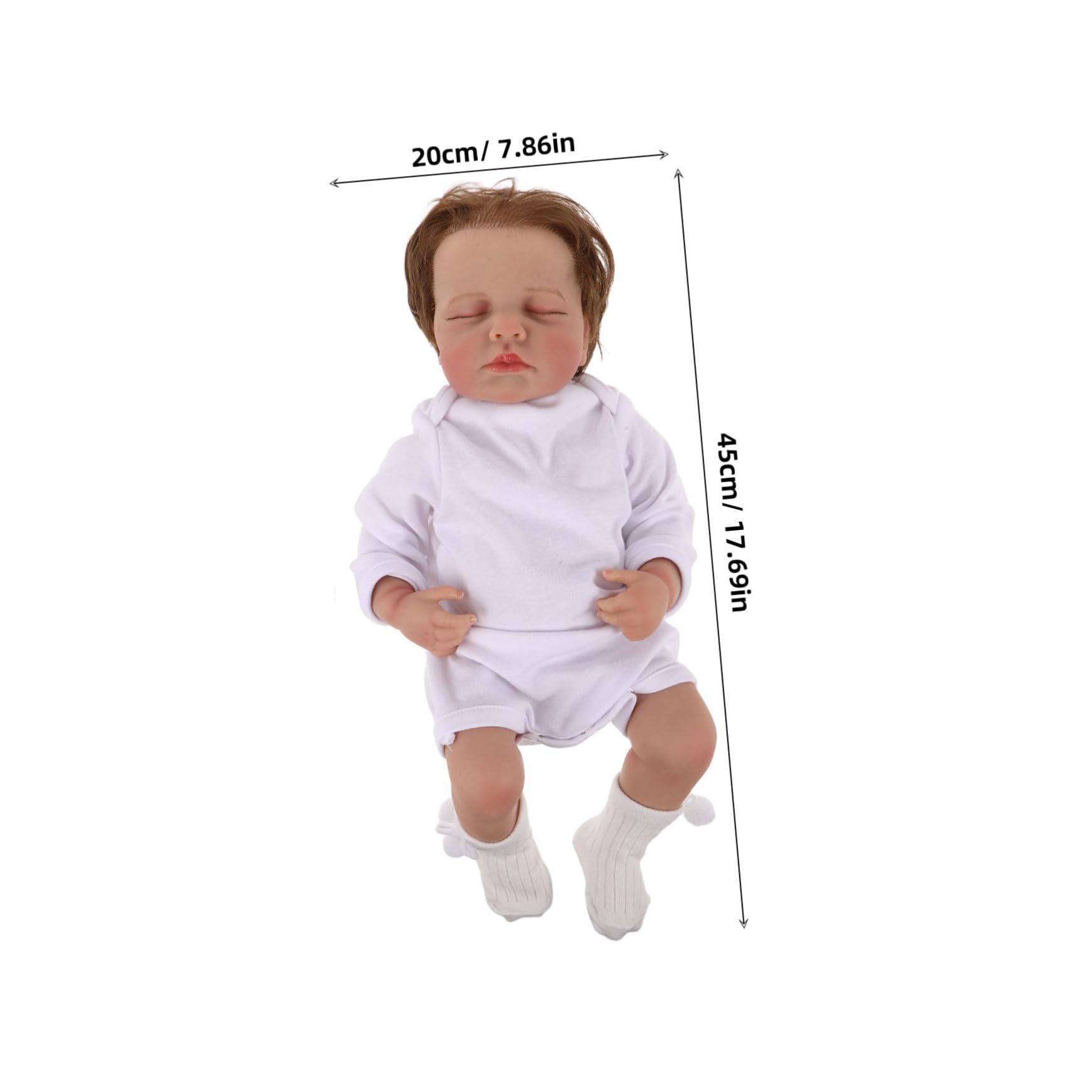 Toddmomy Bambola Ragazzo Ragazza Ragazza Realistica Corpo Morbido e Carino Bambina per Gioco di Finzione e Simulazione del Ragazzo