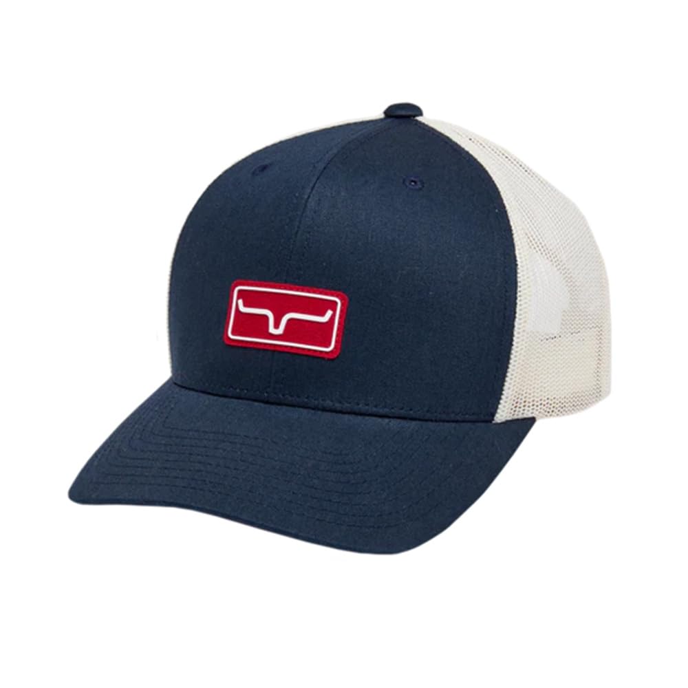 Kimes Ranch Unisex Navy Adjustable Snapback Caps Team Pro Trucker, One Size