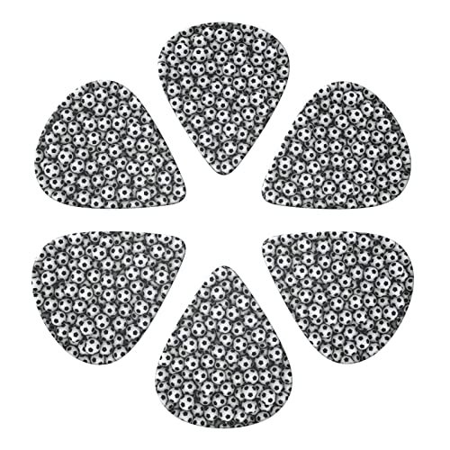 Pile of Footballs Lot de 6 médiators pour guitare acoustique, guitare électrique, basse, ukulélé – fins, moyens et épais… - Les Beatles, Paul McCartney, John Lennon, RIngo Starr, George Harrison Pile of Footballs Lot de 6 médiators pour guitare acoustique, guitare électrique, basse, ukulélé – fins, moyens et épais… – Image 5